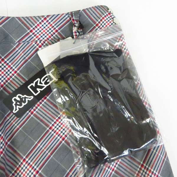 実際に弊社で買取させて頂いた【未使用】kappa/カッパ ゴルフ チェック柄 等 スカート/パンツ Size：M/9 (ウエスト64) 6点セットの画像 7枚目