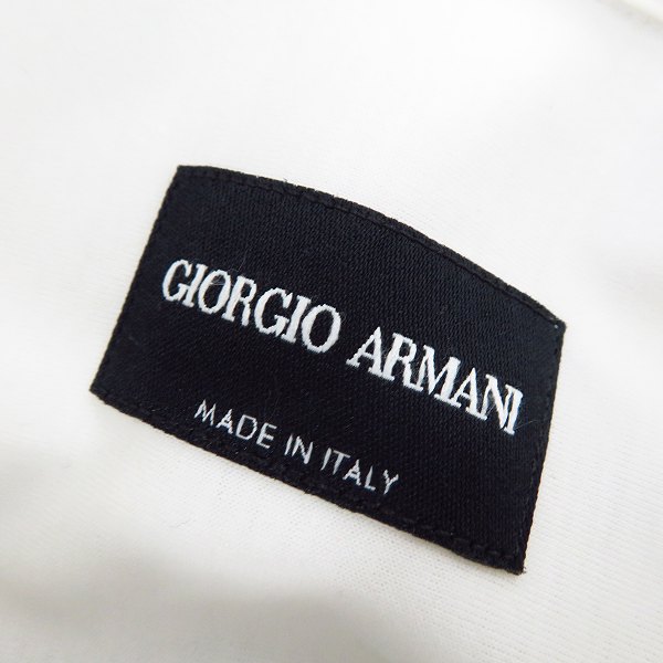 実際に弊社で買取させて頂いたGIORGIO ARMANI/ジョルジオ アルマーニ コットン半袖ボタンシャツ/40の画像 2枚目