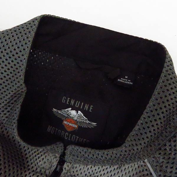 実際に弊社で買取させて頂いたHARLEY-DAVIDSON/ハーレーダビッドソン Affinity Mesh Riding Jacket 98296-17VM Mの画像 2枚目