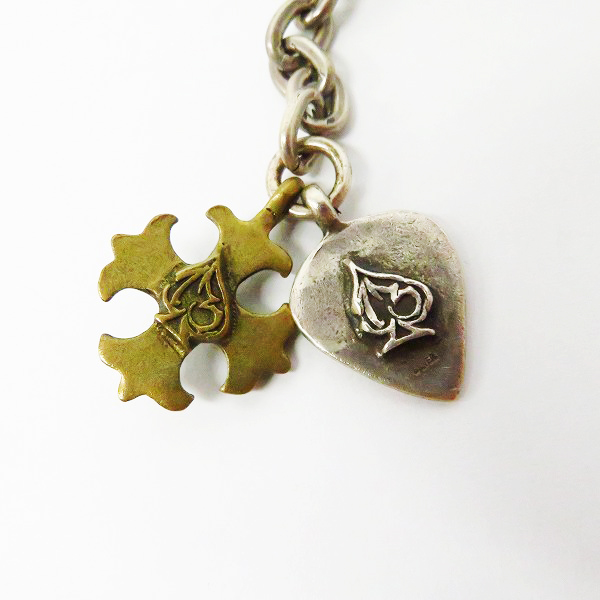 実際に弊社で買取させて頂いたTHIRTEEN DESIGNS/サーティーンデザインズ スカル クロス チャーム キーホルダーの画像 3枚目