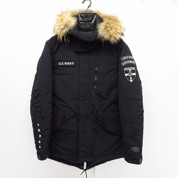 実際に弊社で買取させて頂いたUNIFORM EXPERIMENT/ユニフォーム エクスペリメント 12AW モッズコート UE-123050/1