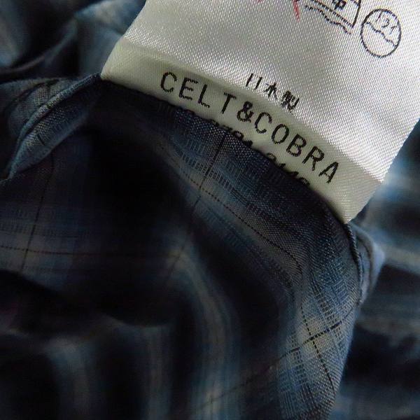 実際に弊社で買取させて頂いたCELT&COBRA/ケルトアンドコブラ ロングスリーブウエスタンシャツ 長袖 チェック柄/Sの画像 4枚目