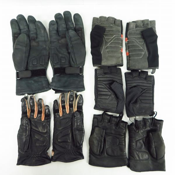 実際に弊社で買取させて頂いたHARLEY-DAVIDSON/ハーレーダビッドソン レザー等 グローブ/手袋 5点セットの画像 1枚目