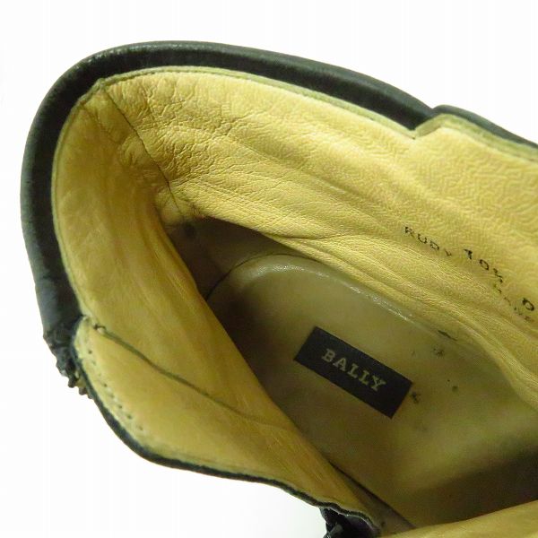実際に弊社で買取させて頂いたBALLY/バリー RUDY レザー サイドジップブーツ 10.5Dの画像 4枚目