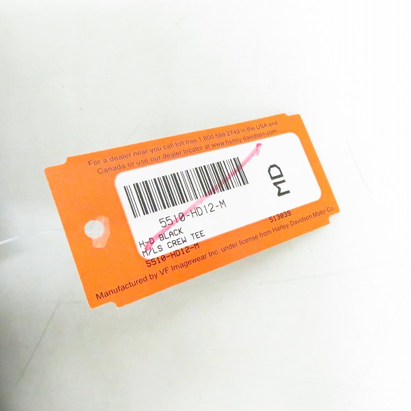 実際に弊社で買取させて頂いた【未使用】HARLEY-DAVIDSON/ハーレーダビッドソン NEW ORLEANS Mardi Gras/ニューオーリンズ・マルディグラ ロングスリーブ Mの画像 4枚目