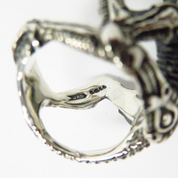 実際に弊社で買取させて頂いたCRAZY PIG/クレイジーピッグ ALIEN WHOLE BODY/エイリアン ホール ボディ リング #422/18号の画像 5枚目