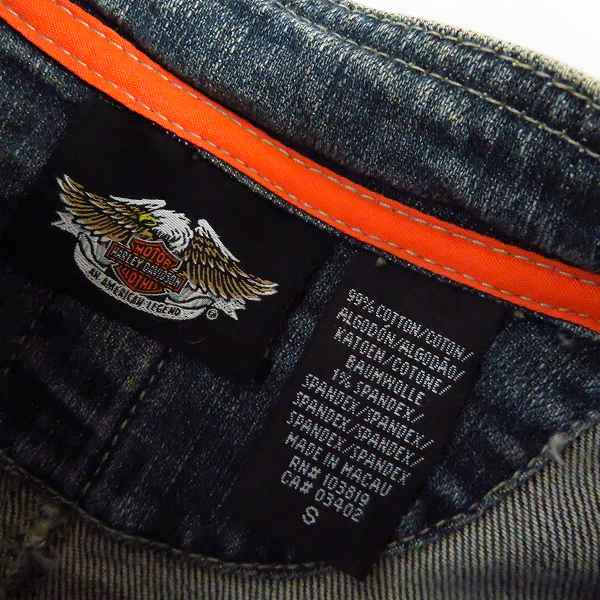実際に弊社で買取させて頂いたHARLEY-DAVIDSON/ハーレーダビッドソン STRETCH DENIM JACKET 96031-06VW/Sの画像 2枚目
