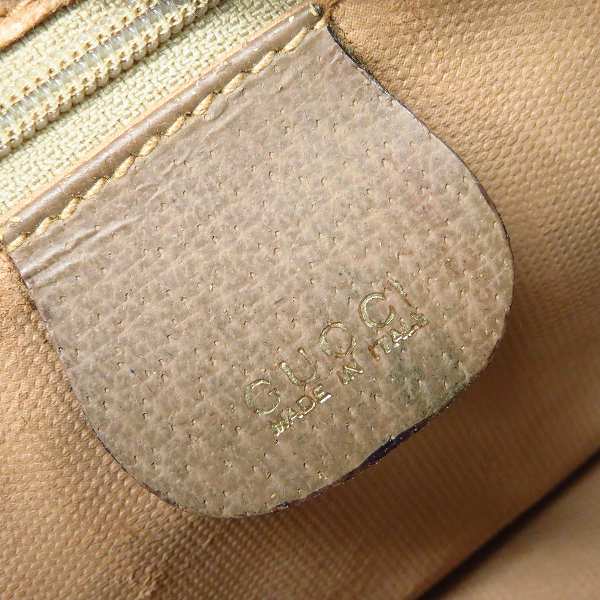 実際に弊社で買取させて頂いたGUCCI/グッチ  セカンドバッグ GG 014.122.6087 ブラウン ポーチ の画像 4枚目