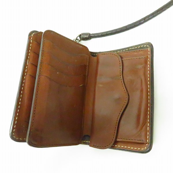 実際に弊社で買取させて頂いたFUNNY/ファニー レザー 二つ折り 財布 ウォレットの画像 3枚目