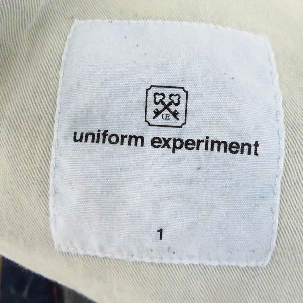 実際に弊社で買取させて頂いたUNIFORM EXPERIMENT/ユニフォーム エクスペリメント 加工 デニムパンツ UE-120060/1の画像 3枚目