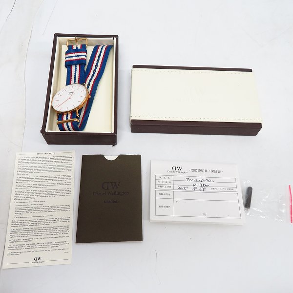 実際に弊社で買取させて頂いたDaniel Wellington/ダニエルウェリントン クラシックベルファスト 0113DWの画像 7枚目