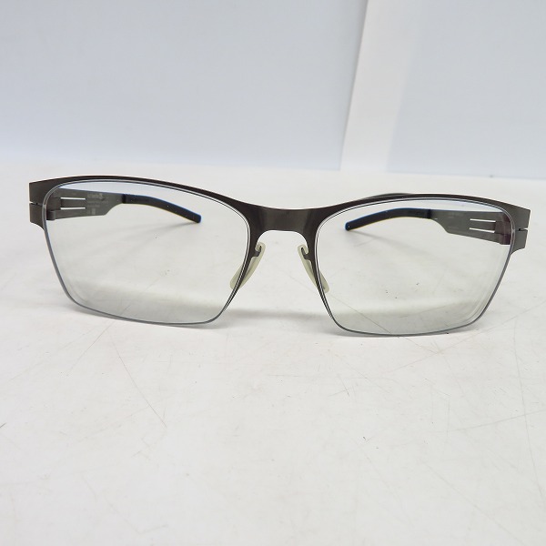 実際に弊社で買取させて頂いたic! berlin/アイシーベルリン 眼鏡/メガネフレーム model : luke j.y. 863424の画像 1枚目