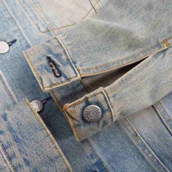 実際に弊社で買取させて頂いたHELMUT LANG/ヘルムートラング デニムジャケット/46の画像 5枚目