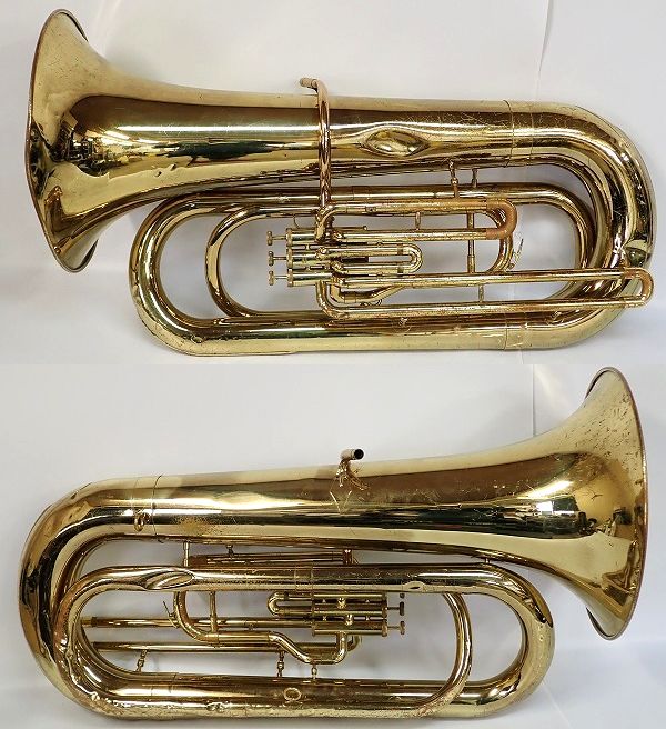 実際に弊社で買取させて頂いた★【ジャンク】YAMAHA/ヤマハ YBB-201 チューバの画像 1枚目