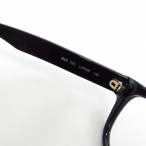 実際に弊社で買取させて頂いたGIORGIO ARMANI/ジョルジオアルマーニ イタリア製 眼鏡/メガネフレーム  843/020/LARGEの画像 4枚目