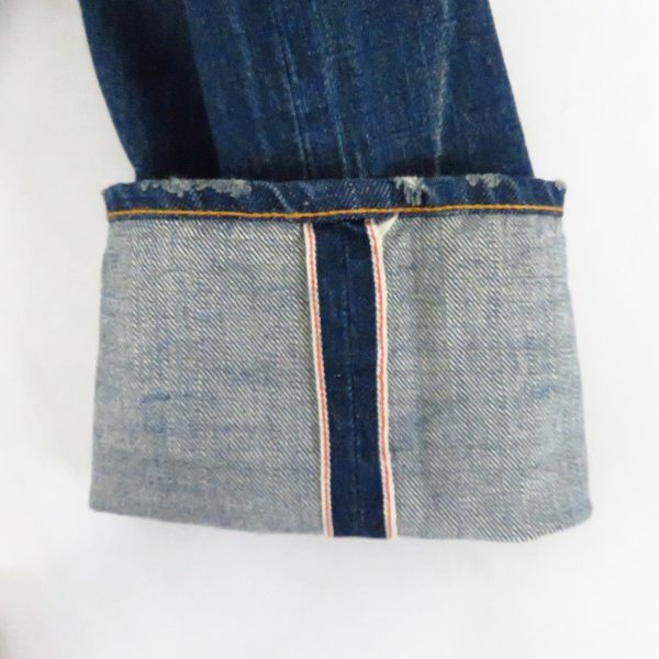 実際に弊社で買取させて頂いたUNIFORM EXPERIMENT/ユニフォーム エクスペリメント 加工 デニムパンツ UE-120060/1の画像 6枚目