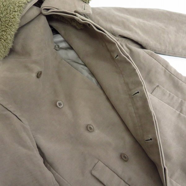実際に弊社で買取させて頂いたato/アトウ ファーコート ジャケット AM12C-B71/46の画像 7枚目
