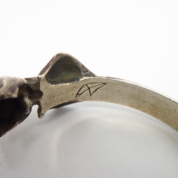 実際に弊社で買取させて頂いたCRAZY PIG/クレイジーピッグ 2スカル バングル ブレスレット/スモールの画像 5枚目