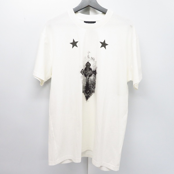 実際に弊社で買取させて頂いた【JPタグ】 GIVENCHY/ジバンシィ 09SS スター/クロス プリントTシャツ M