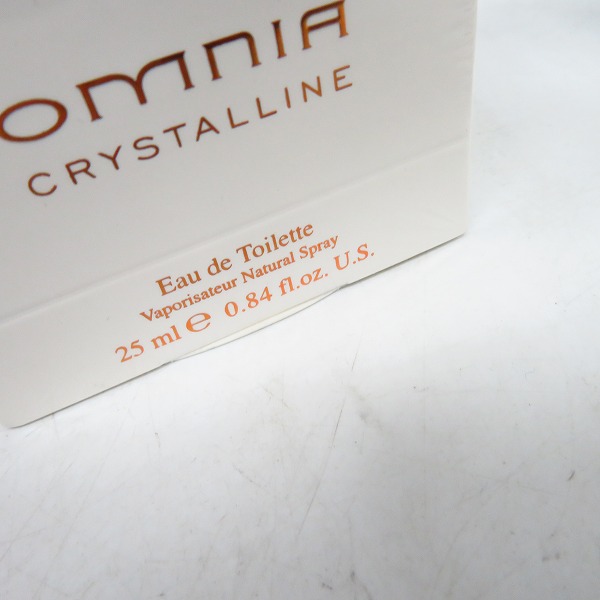 実際に弊社で買取させて頂いた【未開封】BVLGARI/ブルガリ オムニア クリスタリン オードトワレ 25ml×2点セットの画像 2枚目
