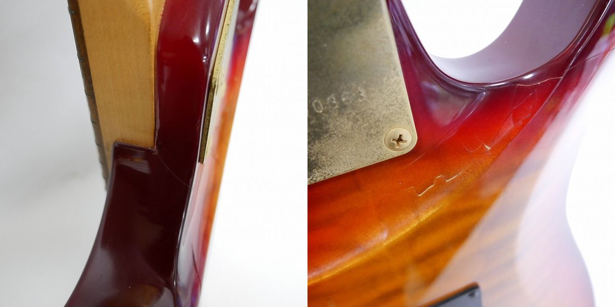 実際に弊社で買取させて頂いた★【難あり】Greco/グレコ Spirits of The Live SSH エレキギター ギグケース付きの画像 6枚目