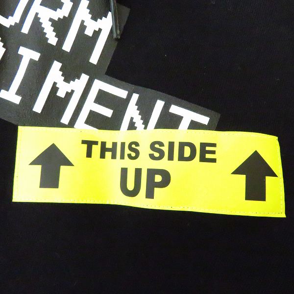 実際に弊社で買取させて頂いたuniform experiment/ユニフォームエクスペリメント 20SS BAGGAGE TAG HOODIE フーディ パーカー UE-200022 3の画像 4枚目