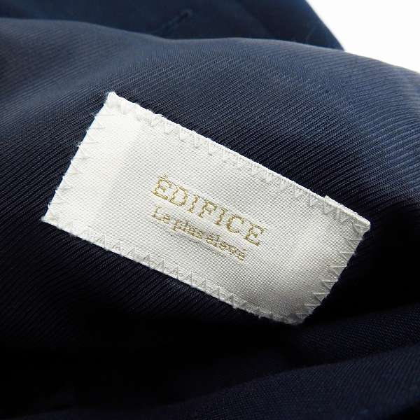 実際に弊社で買取させて頂いたEDIFICE/エディフィス  テーラードスーツ/セットアップ 3点セット/46/48の画像 2枚目