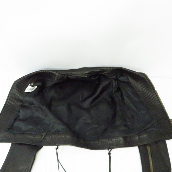 実際に弊社で買取させて頂いたDIESEL BLACK GOLD/ディーゼルブラックゴールド レザー ダブルライダース/ジャケット ブラック 48の画像 2枚目