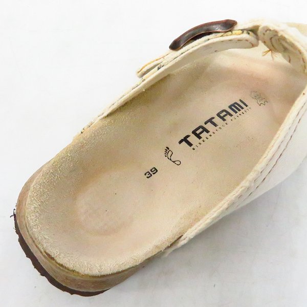 実際に弊社で買取させて頂いたBIRKENSTOCK/ビルケンシュトック TATAMI/タタミ サンダル/39の画像 4枚目