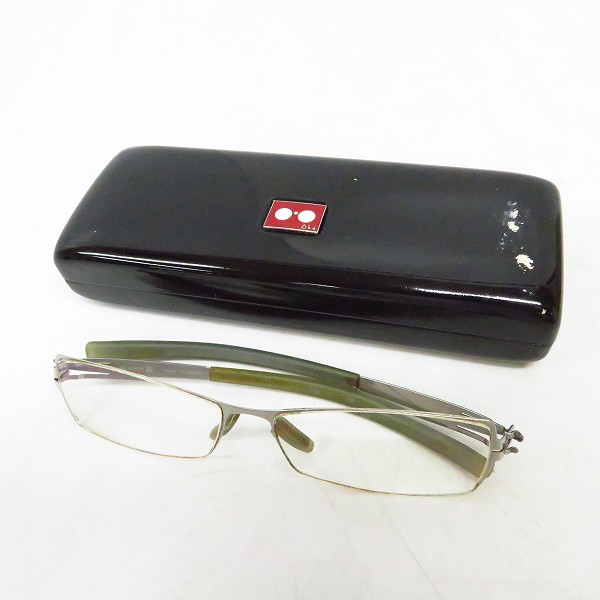 実際に弊社で買取させて頂いたic!berlin/アイシーベルリン tina ｗ メガネフレーム 863424の画像 6枚目