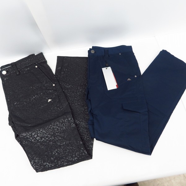 実際に弊社で買取させて頂いた【未使用】KAPPA/カッパ パンツ5点セット レッド/ネイビー/柄物等 サイズ85の画像 2枚目