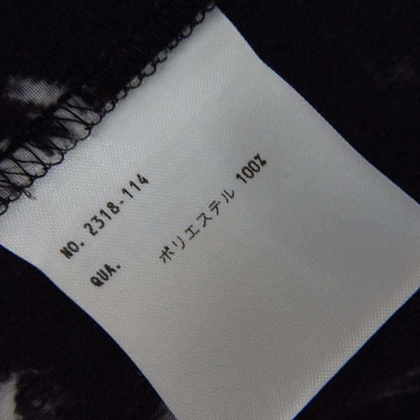 実際に弊社で買取させて頂いたLAD MUSICIAN/ラッドミュージシャン フェザープリント オープンカラービッグシャツ 2318-114/44の画像 3枚目