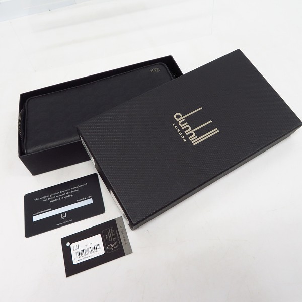 実際に弊社で買取させて頂いたdunhill/ダンヒル ラウンドファスナーウォレット 財布 L2B018Aの画像 6枚目