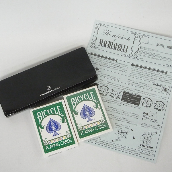 実際に弊社で買取させて頂いたFRAGMENT DESIGN×BICYCLE/フラグメントデザイン×バイスクル MULTICOLORS マルチカラー マキュベリセット/トランプの画像 4枚目
