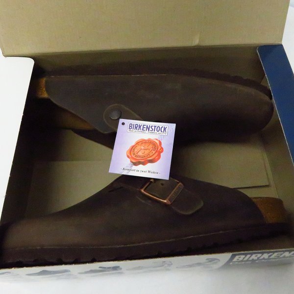 実際に弊社で買取させて頂いたBIRKENSTOCK/ビルケンシュトック Boston レザーサンダル/43の画像 7枚目