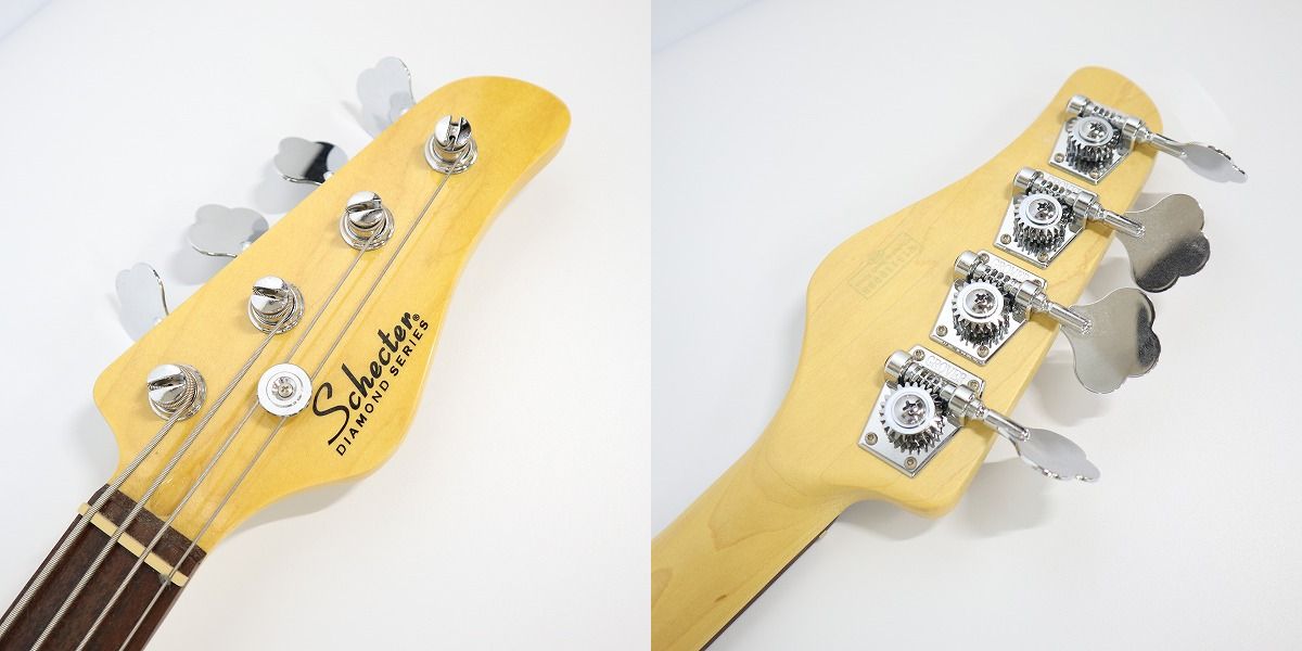 実際に弊社で買取させて頂いた★SCHECTER/シェクター AD-MODEL-T/BTS DIAMOND SERIES エレキベース ソフトケース付きの画像 3枚目