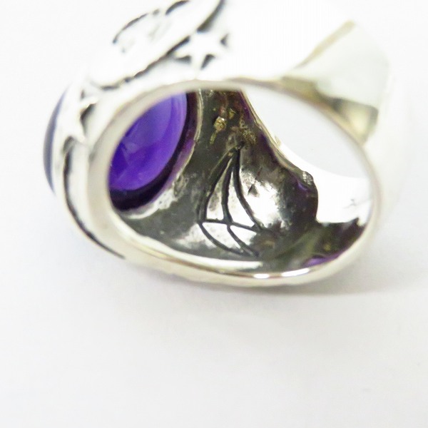 実際に弊社で買取させて頂いたCRAZY PIG/クレイジーピッグ MILKY WAY STONE/ミルキーウェイ ストーン リング #122/17号の画像 6枚目