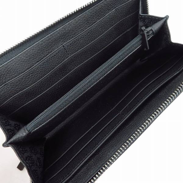 実際に弊社で買取させて頂いたdunhill/ダンヒル ラウンドファスナーウォレット 財布 L2B018Aの画像 4枚目