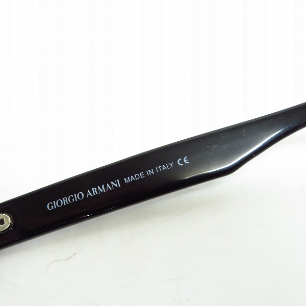 実際に弊社で買取させて頂いたGIORGIO ARMANI/ジョルジオアルマーニ イタリア製 眼鏡/メガネフレーム  843/020/LARGEの画像 3枚目