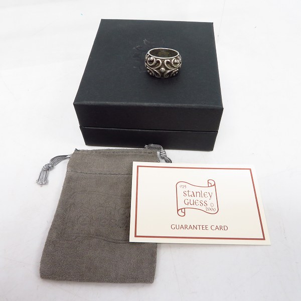 実際に弊社で買取させて頂いた【ギャラ付き】STANLEY GUESS/スタンリーゲス リムドフィリグリー リング/18号の画像 6枚目