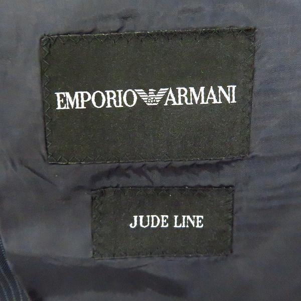 実際に弊社で買取させて頂いたEMPORIO ARMANI/エンポリオアルマーニ ストライプ テーラード ジャケット/48の画像 2枚目