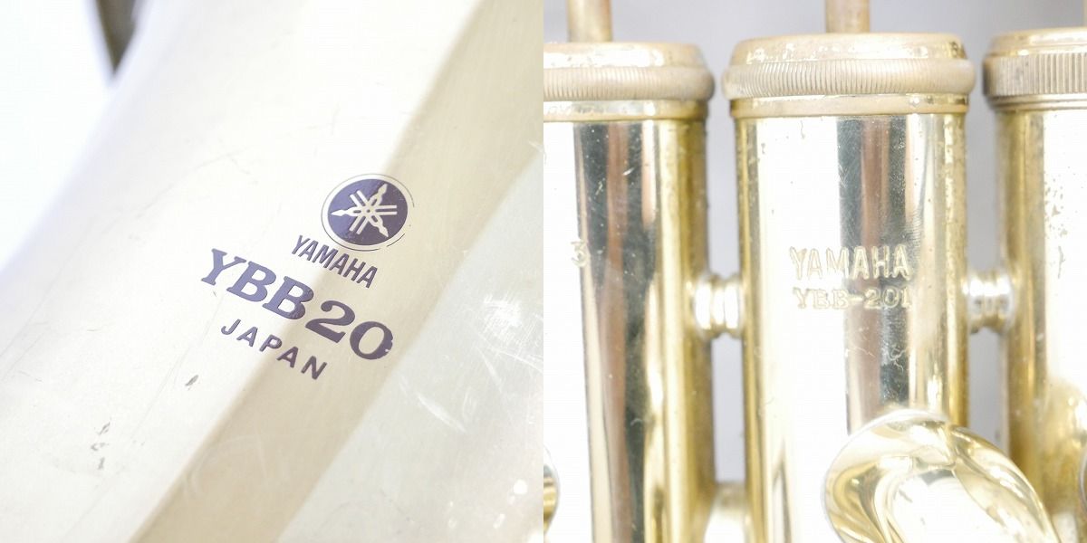 実際に弊社で買取させて頂いた★【ジャンク】YAMAHA/ヤマハ YBB-201 チューバの画像 2枚目