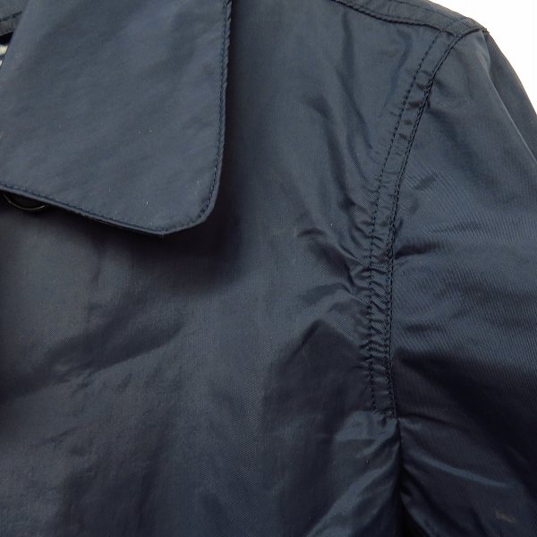 実際に弊社で買取させて頂いたUNIFORM EXPERIMENT/ユニフォーム エクスペリメント 12AW ナイロントレンチコート UE-123016/1の画像 5枚目