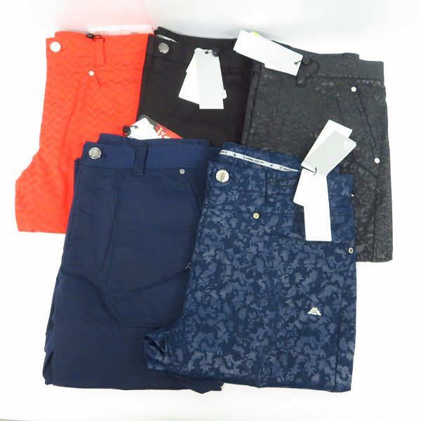 実際に弊社で買取させて頂いた【未使用】KAPPA/カッパ パンツ5点セット レッド/ネイビー/柄物等 サイズ85