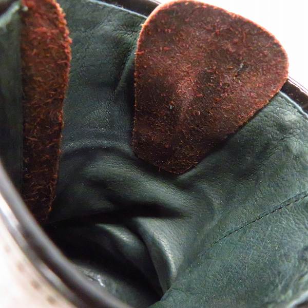 実際に弊社で買取させて頂いたalfredoBANNISTER/アルフレッドバニスター レザー バックジップ ブーツ/42の画像 7枚目