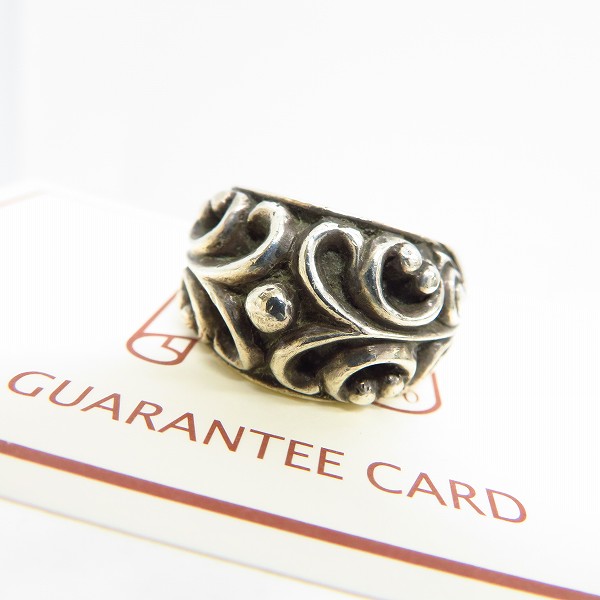 実際に弊社で買取させて頂いた【ギャラ付き】STANLEY GUESS/スタンリーゲス リムドフィリグリー リング/18号