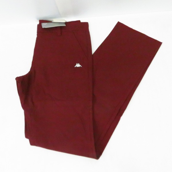 実際に弊社で買取させて頂いた【未使用】KAPPA/カッパ ゴルフ パンツ ブラック/カーキ/ホワイト/ストライプ柄等 サイズ82 5点セットの画像 3枚目