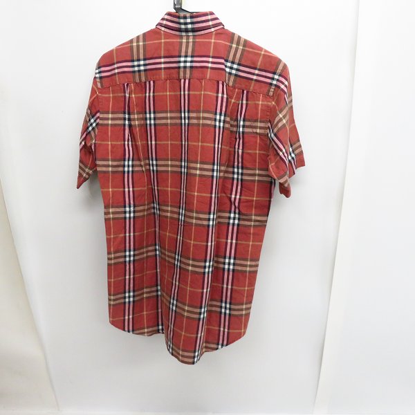 実際に弊社で買取させて頂いたBURBERRY LONDON/バーバリーロンドン チェック柄 半袖シャツ Sの画像 1枚目