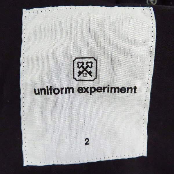 実際に弊社で買取させて頂いたUNIFORM EXPERIMENT/ユニフォーム エクスペリメント チェック柄 ストレート パンツ UE-134009/2の画像 3枚目