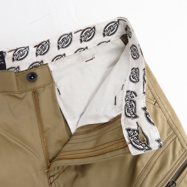実際に弊社で買取させて頂いた【未使用】Dickies/ディッキーズ カーゴパンツ ベージュ D-1865/76の画像 5枚目